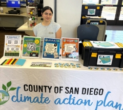 Fellow tabling at an event