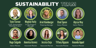 Headshots of Sustainability Team