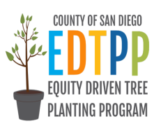 Equity-Driven Tree Planting Program County of San Diego Equity-Driven Tree Planting Program Logo