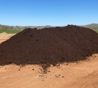 Sustainable Operations in Land Stewardship Program Compost pile on the ground