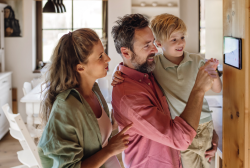 Family Saving Energy