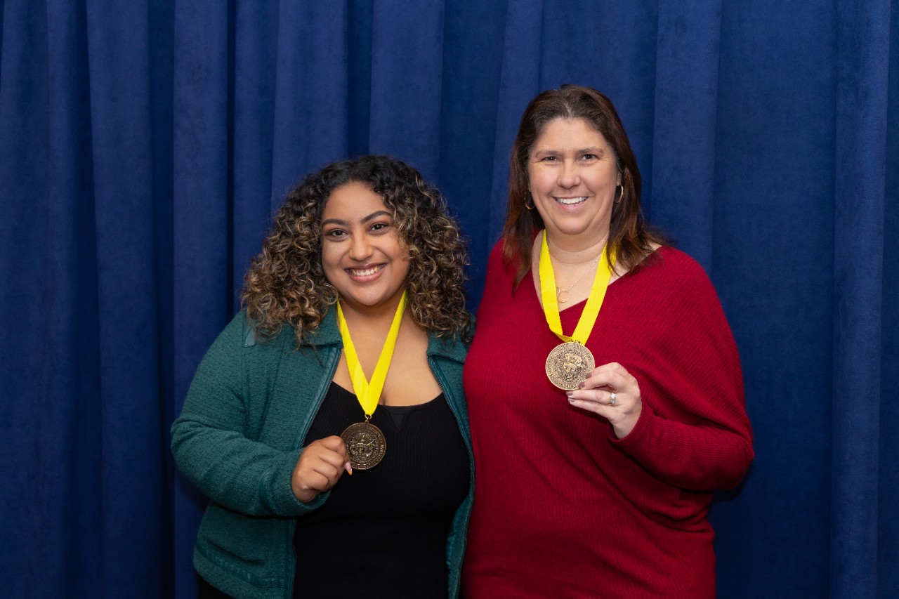 Volunteer hands raised