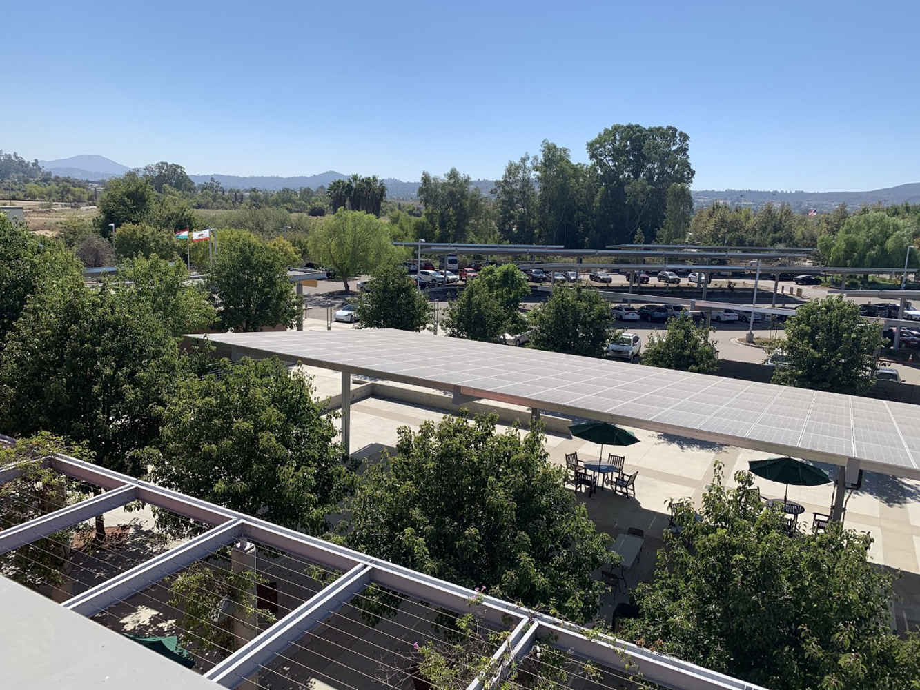 Solar panel at County of San Diego facilities