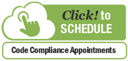 Schedule an appointment with Code Compliance staff Schedule an appointment with Code Compliance staff